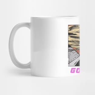 go kart racing girl Mug